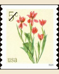 #5905 - 5¢ Red Tulips