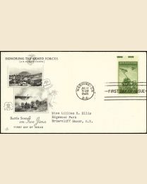 US #929 3¢ Iwo Jima First Day Cover - note cover artwork may vary