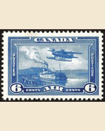 6¢ River Steamer & Seaplane (#C6)