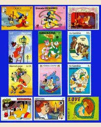 500 Disney Stamps