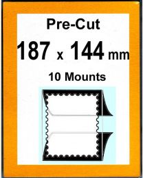 Pre-cut Mounts 187 x 144 mm  (stamp w x h)