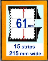 61 mm high,   215 mm mount strip