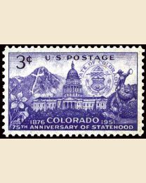 #1001 - 3¢ Colorado