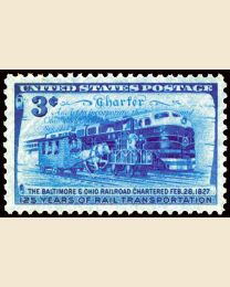 #1006 - 3¢ B.& O. Railroad