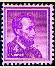 #1036 - 4¢ Lincoln