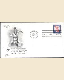 #1041 - 8¢ Liberty: FDC