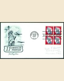 #1044A - 11¢ Liberty: FDC