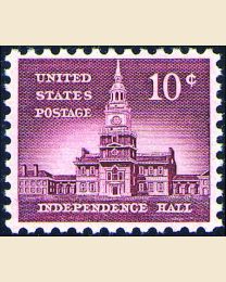 #1044 - 10¢ Independence Hall