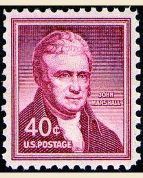 #1050 - 40¢ John Marshall
