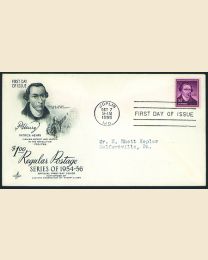 #1052 - $1.00 P. Henry: FDC