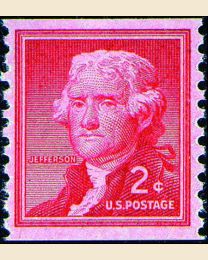 #1055 - 2¢ Thomas Jefferson