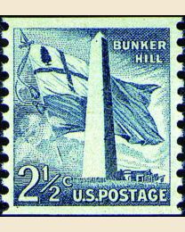 #1056 - 2 1/2¢ Bunker Hill