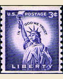 #1057 - 3¢ Statue of Liberty