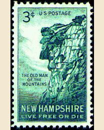 #1068 - 3¢ New Hampshire