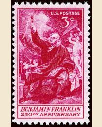 #1073 - 3¢ Benjamin Franklin