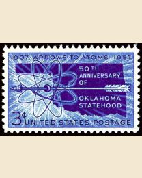 #1092 - 3¢ Oklahoma