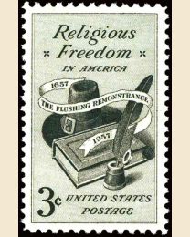 #1099 - 3¢ Religious Freedom