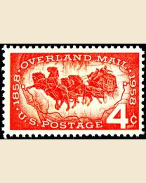 #1120 - 4¢ Overland Mail
