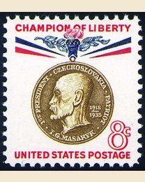 #1148 - 8¢ Thomas G. Masaryk