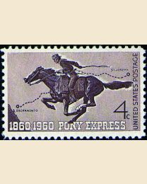 #1154 - 4¢ Pony Express