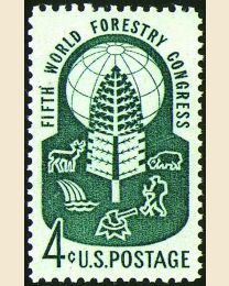 #1156 - 4¢ Forestry Congress
