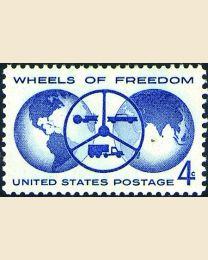 #1162 - 4¢ Wheels of Freedom