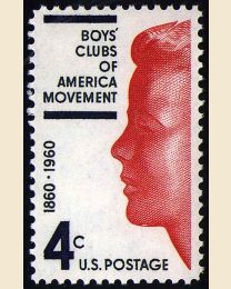 #1163 - 4¢ Boys' Clubs