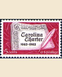 #1230 - 5¢ Carolina Charter