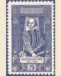 #1250 - 5¢ Shakespeare