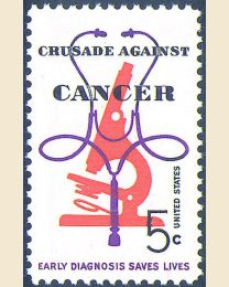 #1263 - 5¢ Crusade Against Cancer