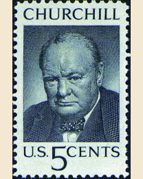 #1264 - 5¢ Churchill Memorial