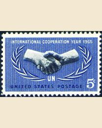 #1266 - 5¢ International Cooperation Year