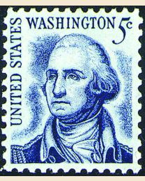 #1283B - 5¢ Washington redrawn