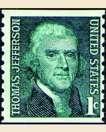 #1299 - 1¢ Thomas Jefferson