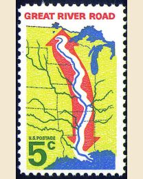 #1319 - 5¢ Great River Road