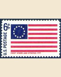 #1350 - 6¢ First Stars and Stripes