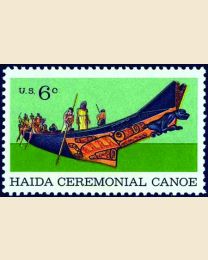 #1389 - 6¢ Ceremonial Canoe