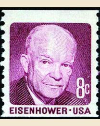 #1402 - 8¢ Eisenhower Coil