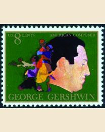 #1484 - 8¢ George Gershwin - Composer