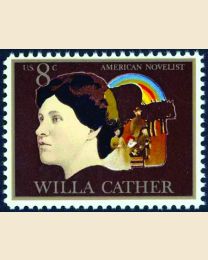 #1487 - 8¢ Willa Cather - Novelist