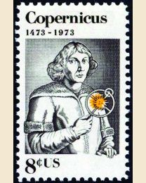 #1488 - 8¢ Nicolaus Copernicus