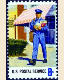 #1497 - 8¢ Mailman
