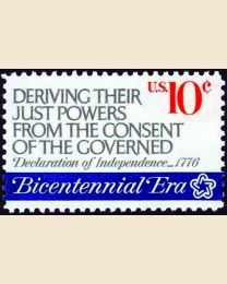 #1545 - 10¢ Quote "Deriving Power"
