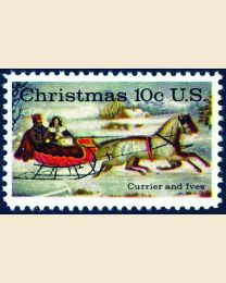 #1551 - 10¢ Christmas Currier & Ives