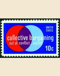 #1558 - 10¢ Collective Bargaining