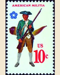 #1568 - 10¢ Militia