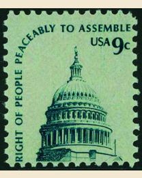 #1591 - 9¢ Capitol Grey paper
