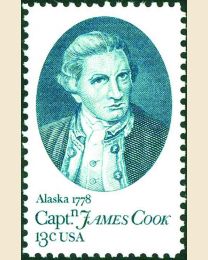 #1732 - 13¢ Captain Cook