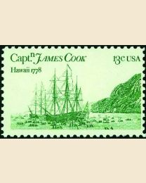 #1733 - 13¢ Cook's Ships