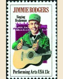 #1755 - 13¢ Jimmie Rodgers